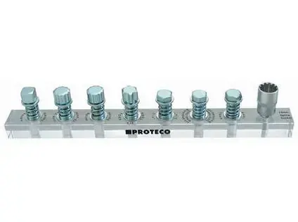 demo blok na hlavice SPLINE PROFI